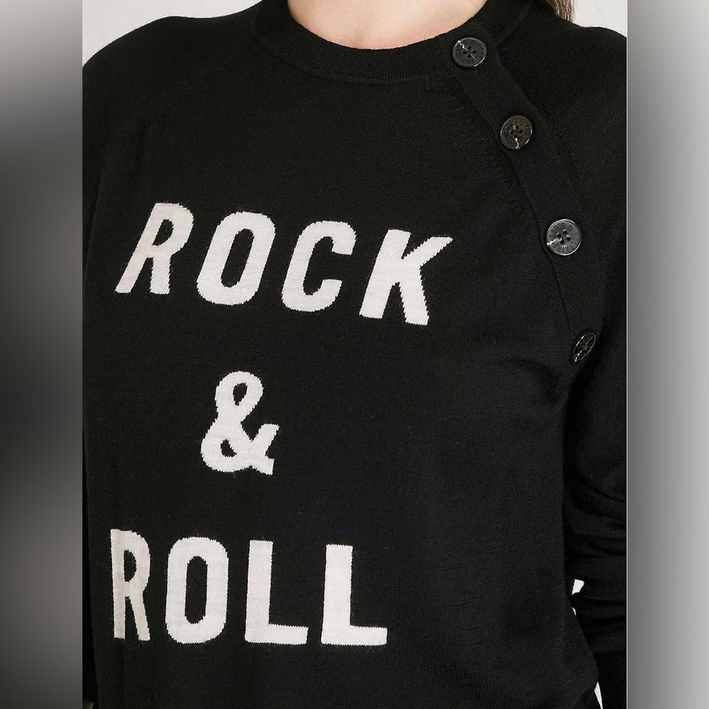 NWT Zadig & Voltaire Rock & Roll Merino Wool Sweater